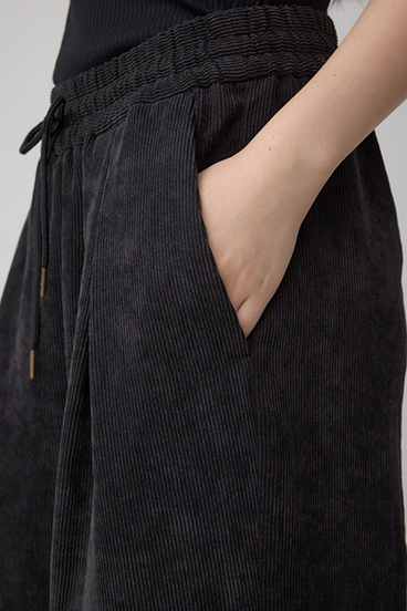 コーデュロイイージーワイドパンツ 詳細画像