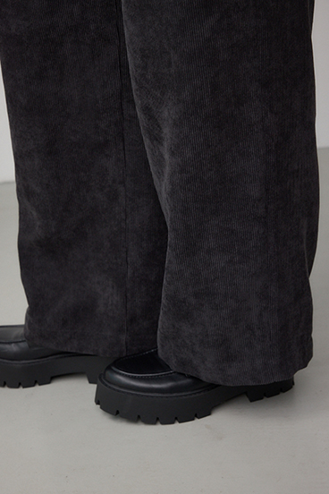 コーデュロイイージーワイドパンツ 詳細画像