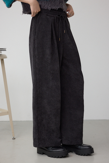 コーデュロイイージーワイドパンツ 詳細画像