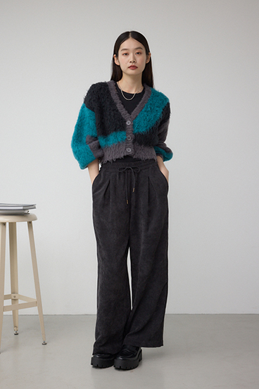 コーデュロイイージーワイドパンツ 詳細画像