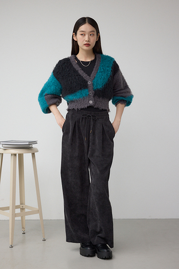 コーデュロイイージーワイドパンツ 詳細画像