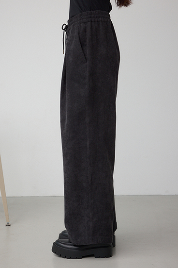 コーデュロイイージーワイドパンツ 詳細画像