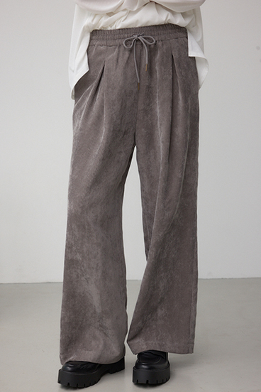 コーデュロイイージーワイドパンツ