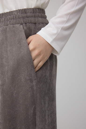 コーデュロイイージーワイドパンツ 詳細画像