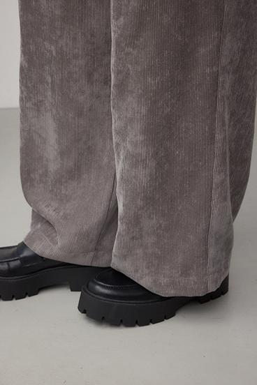 コーデュロイイージーワイドパンツ 詳細画像