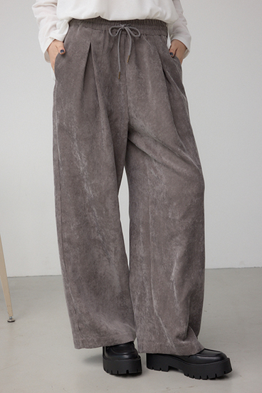 コーデュロイイージーワイドパンツ 詳細画像