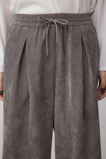 コーデュロイイージーワイドパンツ 詳細画像