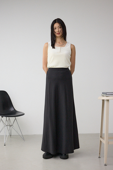 セミフレアスカート 詳細画像