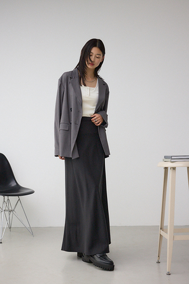 セミフレアスカート 詳細画像