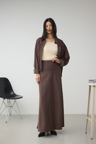 セミフレアスカート 詳細画像