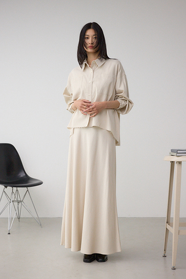 セミフレアスカート 詳細画像