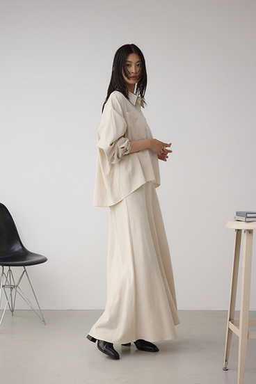 セミフレアスカート 詳細画像