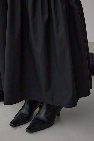 フロントジップフレアスカート 詳細画像