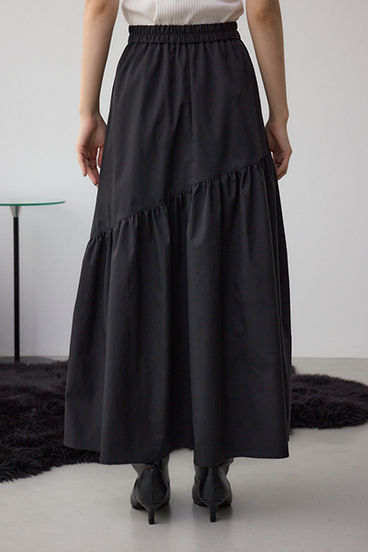 フロントジップフレアスカート 詳細画像