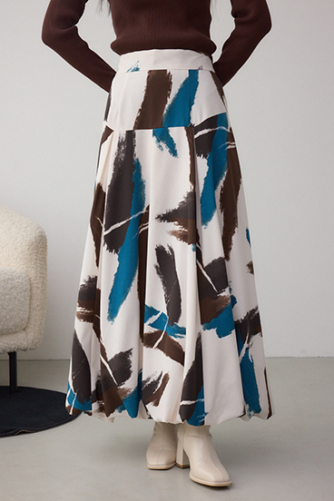 ボリュームバルーンスカート