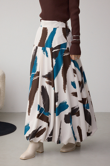 ボリュームバルーンスカート