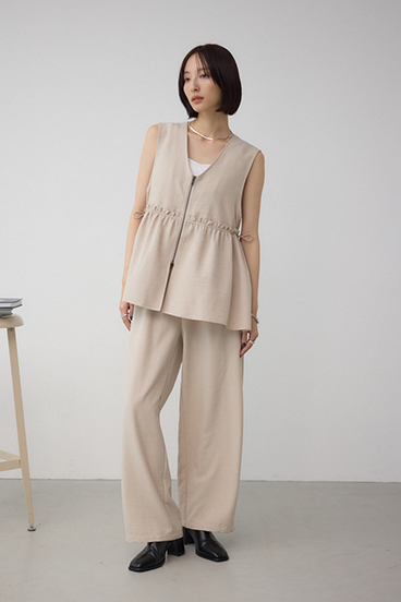 ウエストイージーワイドパンツ 詳細画像