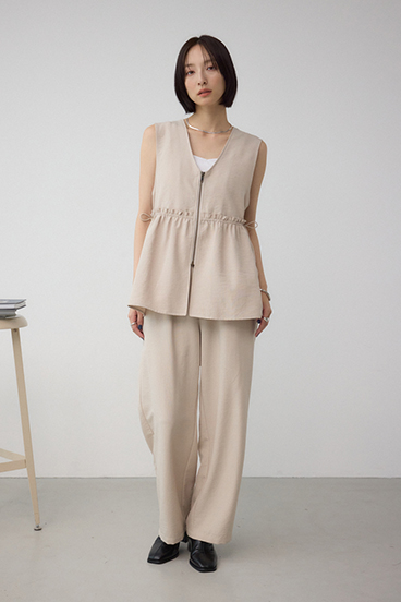 ウエストイージーワイドパンツ 詳細画像