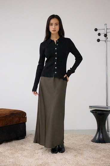 VENUSナローサテンスカート 詳細画像