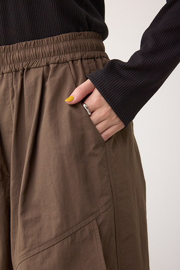 裾ドロストナイロンカーゴポケットパンツ 詳細画像