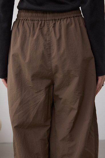 裾ドロストナイロンカーゴポケットパンツ 詳細画像