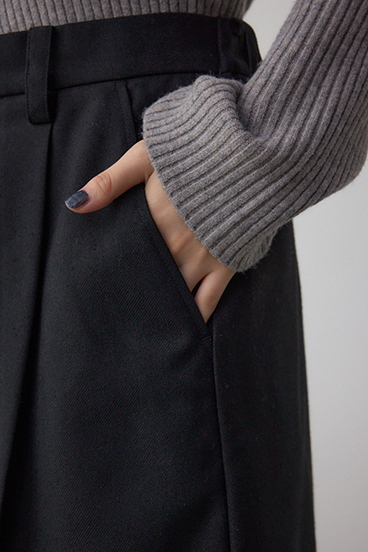 ウールライクハーフパンツ 詳細画像