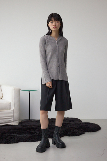 ウールライクハーフパンツ 詳細画像