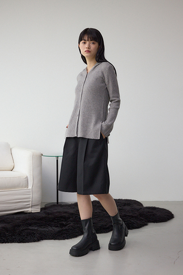 ウールライクハーフパンツ 詳細画像