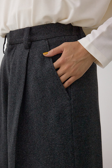ウールライクハーフパンツ 詳細画像