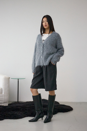 ウールライクハーフパンツ 詳細画像