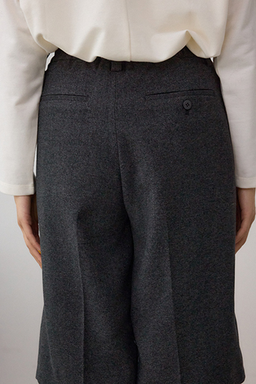 ウールライクハーフパンツ 詳細画像