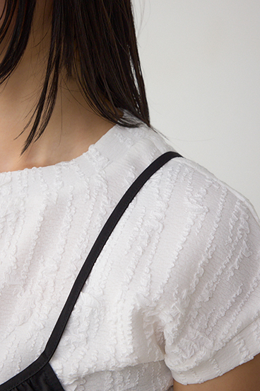 インナーSETフロントギャザーキャミワンピース 詳細画像