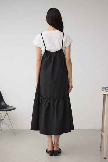 インナーSETフロントギャザーキャミワンピース 詳細画像