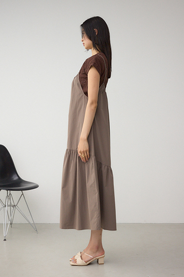 インナーSETフロントギャザーキャミワンピース 詳細画像