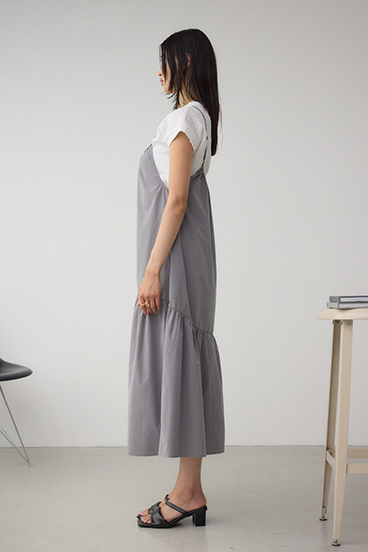 インナーSETフロントギャザーキャミワンピース 詳細画像