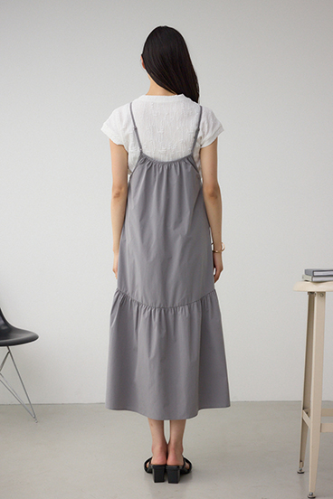 インナーSETフロントギャザーキャミワンピース 詳細画像