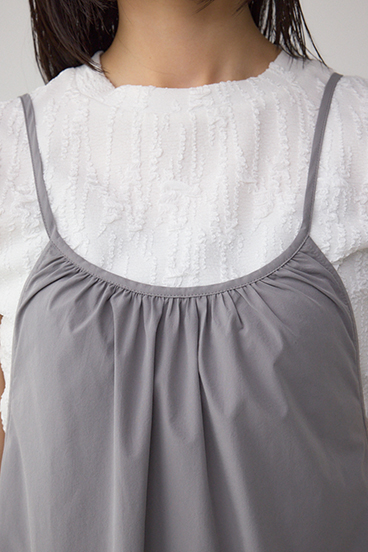 インナーSETフロントギャザーキャミワンピース 詳細画像