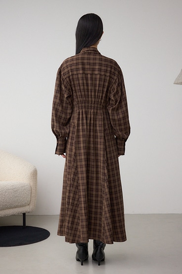 チェックボウタイワンピース 詳細画像