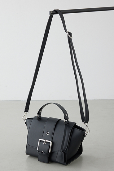 ベルトデザインフラップダイアゴナルバッグ 詳細画像