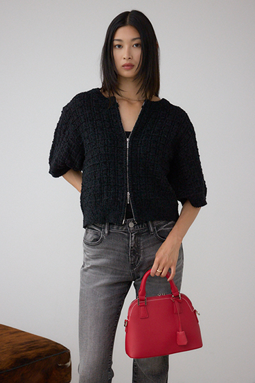 ダブルジッパーハンドバッグ 詳細画像