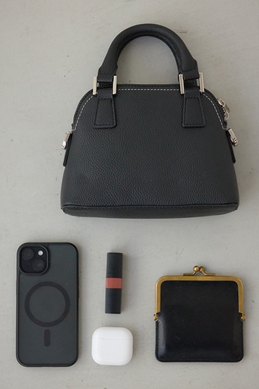 ダブルジッパーミニバッグ 詳細画像