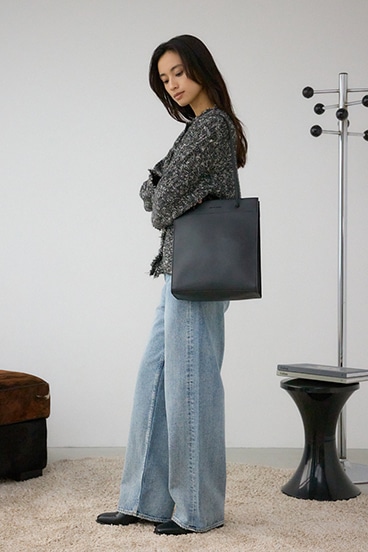 ナローハンドルショッパーバッグ 詳細画像