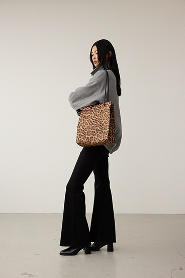 ナローハンドルショッパーバッグ 詳細画像