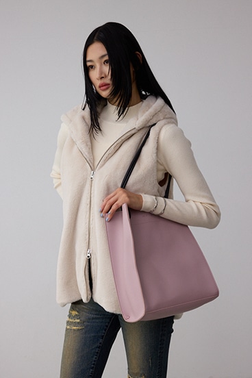 ナローハンドルショッパーバッグ 詳細画像