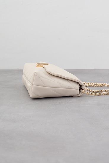 フェイクレザーキルティングバッグ 詳細画像