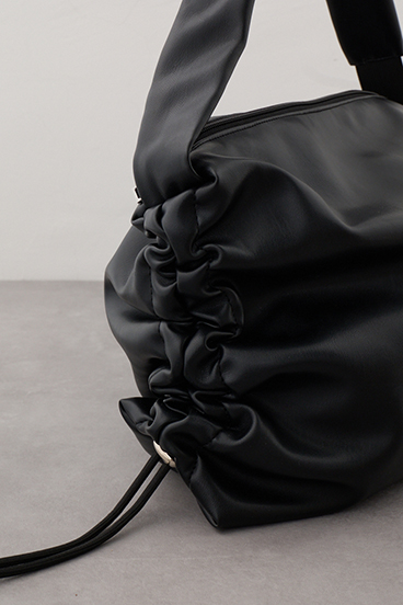 サイドギャザーパデットバッグ 詳細画像