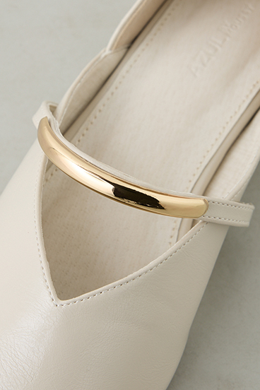 ルクスメタルポインテッドトゥパンプス 詳細画像