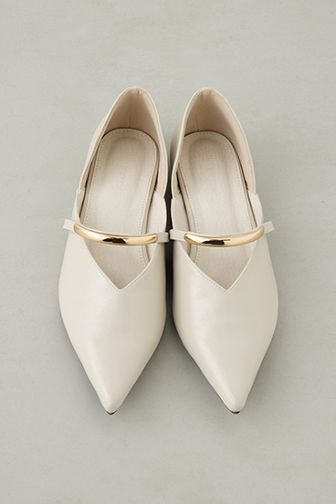 ルクスメタルポインテッドトゥパンプス 詳細画像