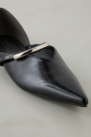 ルクスメタルポインテッドトゥパンプス 詳細画像