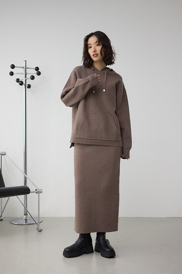 ベルトデザイントラックソールソックスブーツ 詳細画像